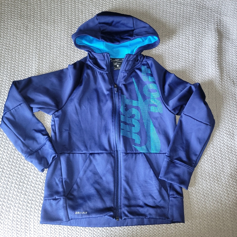 Nike Boys Dri-FIT Full Zip Hoodie Jacket | Size Large